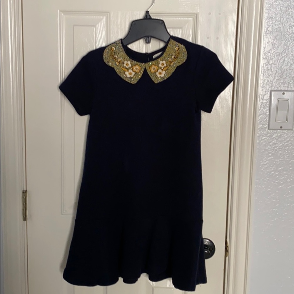 Zara girls size 9 Navy blue dress